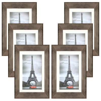 Art Emotion Farmhouse Rustic Woodgrain Style High Profile Picture Frame 1.75