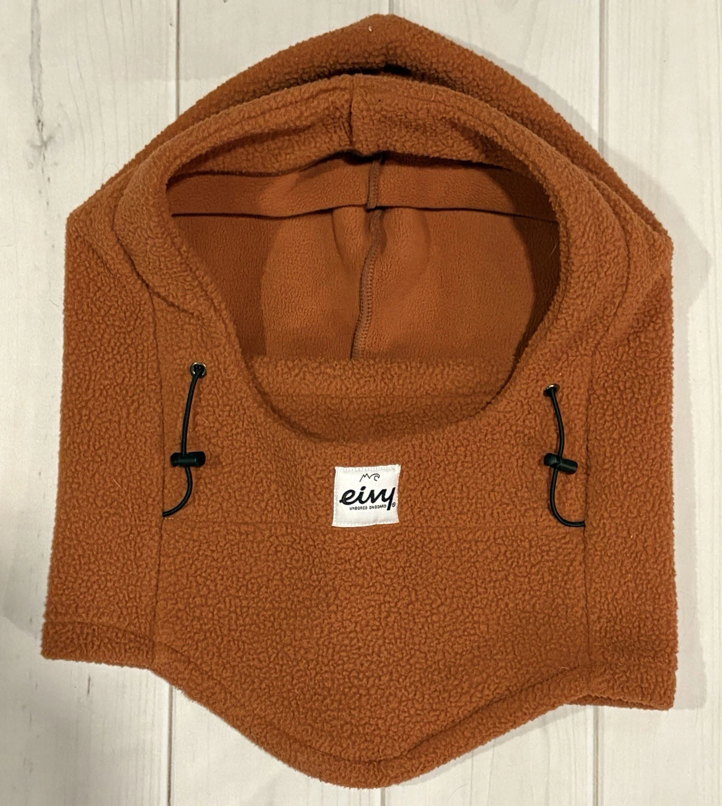 Eivy Mandy Fleece Burnt Orange Hood Headwear Balaclava High Pile