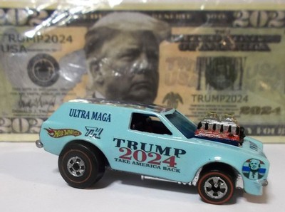 1975 Hot Wheels Redline Restored/Custom Insde/Out Pinto TRUMP T-Hunt Drag Wagon 