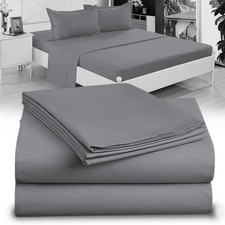 Twin XL 100 Microfiber Double Brushed Sheet Set - Extra-Soft Wrinkle-Free ...