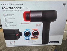   Sharper Image Powerboost Pro  Hot Cold Massager Percussion 6 Speeds Relief