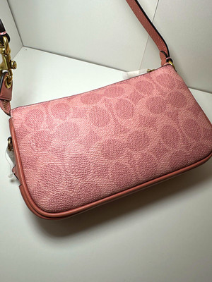 Coach Pink Signature Print Bag