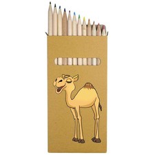 12 x 'Happy Camel' Long 178mm Coloured Pencils / Pencil Set PE00075571 