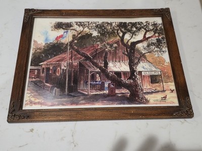 Luckenbach, Texas~Luckenbach s US Post Offic~MG Luckenbach~VTG Wood Frame Number