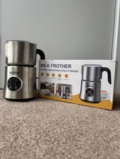 Milk Frother Electric 5 in 1 500ml Steamer Heater Warmer Hot & Cold Milk Foamer
