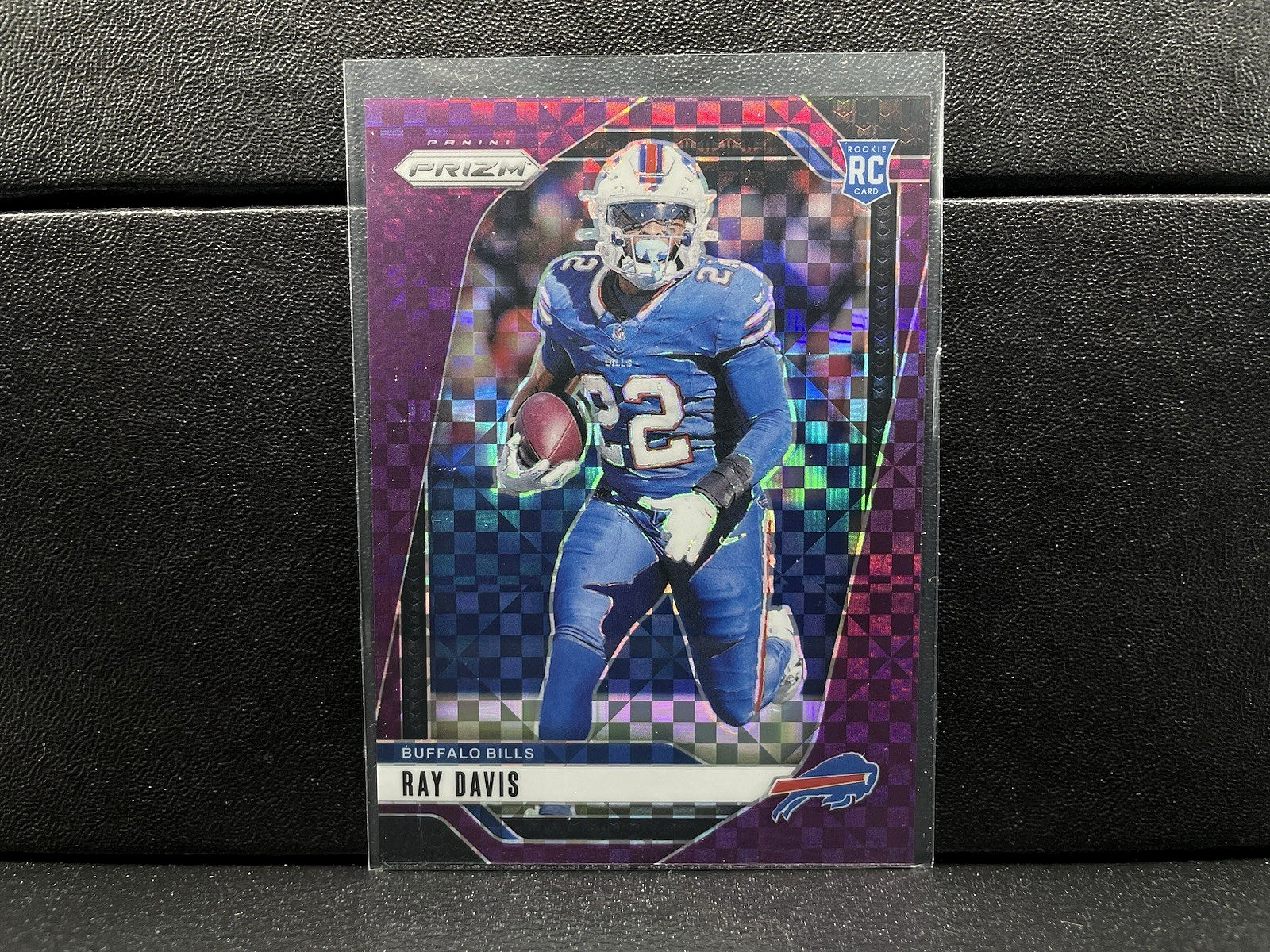 Ray Davis 2024 Panini Prizm RC Purple Power Prizm /49 #382