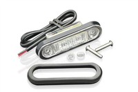 Bragan™ BRA1003R Flush LED Marker Light Rot Klarlinse 12V/24V AnhäNger Van SUV