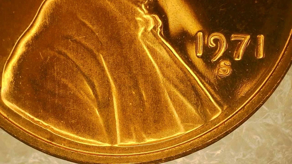 🔥 DCAM 1971-S PROOF LINCOLN CENT DDO DDR & RPM (West) VARIETY - Image 3 of 4