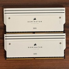 Corsair Dominator Titanium 64GB (2 x 32GB) DDR5 6600MHz Desktop Memory