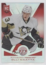2013-14 Totally Certified Rookie Mirror Platinum Red 13/25 Olli Maatta #239 0q3