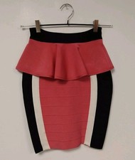Womens Celeb Boutique House of CB Mini Bandage Skirt UK Size 8/10 2000's 2010's