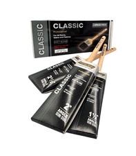Arroworthy Classic Semi Oval Angled Pencil Handle Paint Brush Set - 3 Pack