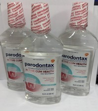  3 Parodontax Active Gum Health Mouthwash, Antiplaque  Antigingivitis 16.9 Oz