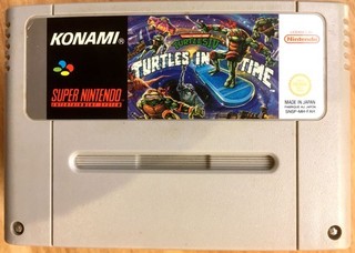 TURTLES IN TIME CARTOUCHE 100% ORIGINALE SUPER NINTENDO SNES PAL FAH 4 IV