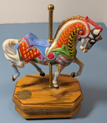Willitts Design Carousel Horse Music Box   Limited Edition Americana Collection