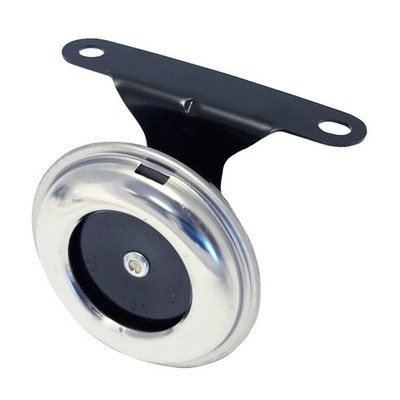 Chris Products Harley 2-1/2'' Custom Horn. 12 Volt. Schwarz / Zink BC44048