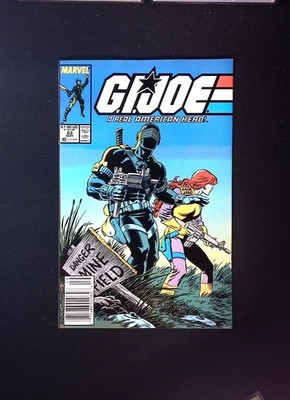 G.I. JOE: A REAL AMERICAN HERO #63 NEWSSTAND Marvel 1987 Mike Zeck Larry Hama