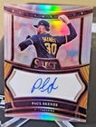PAUL SKENES 2025 PANINI SELECT AUTO SILVER REFRACTOR SP CARD #SIG-PS