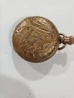 Antique Waltham Pocket Watch Gold Filled Hunter Case Runs Intermittently