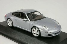 Minichamps 1/43 Porsche 911 997 Carrera S Diecast Model Gray Metallic