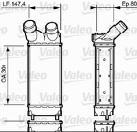 Original Valeo LadeluftküHler 818866 FüR CitroëN Peugeot
