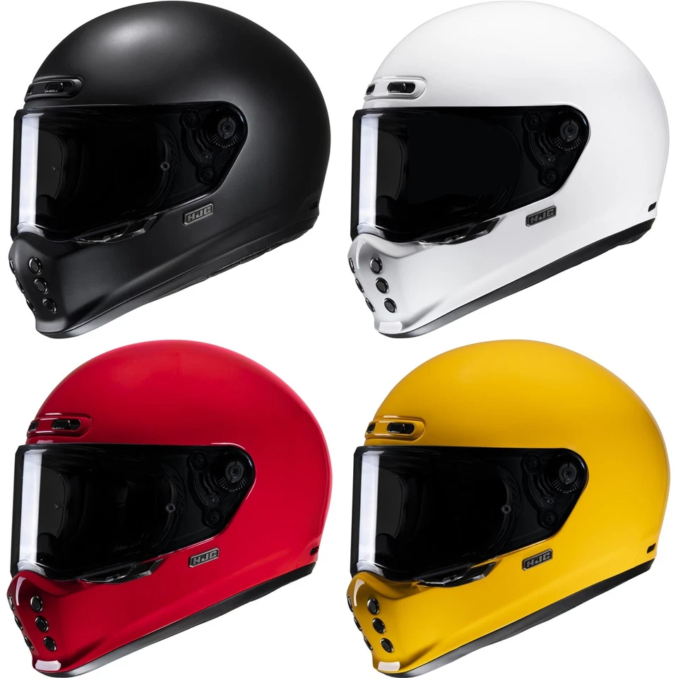 HJC Motorrad Helm - V10 Solid - Vintage Classic Integralhelm - Bild 1 von 1