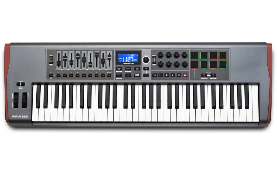 Novation Impulse 61 - USB Midi Keyboard DAW Controller