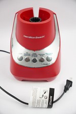 Hamilton Beach Red Wave Action Quiet Blender ...