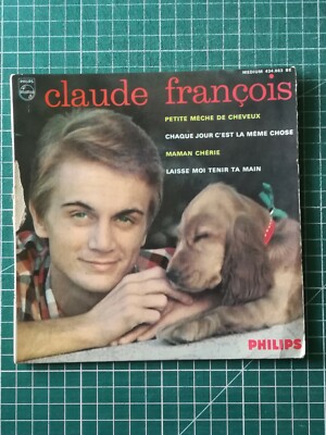 LA034 45T Claude François - kleine Haarsträhne - jeden Tag ist es gleich
