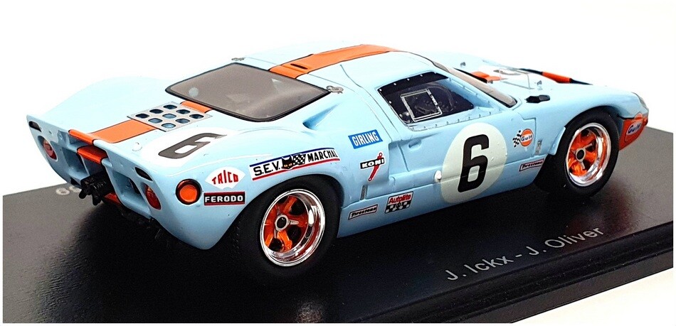 Spark 1/43 Scale 43LM69 - Ford GT40 Winner #6 24H Le Mans Spark 1/43 Scale 43LM69 - Ford GT40 Winner #6 24H Le Mans