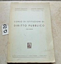 CORSO DI ISTITUZIONI DI DIRITTO PUBBLICO  EDITORE GIAPPICHELLI 1971
