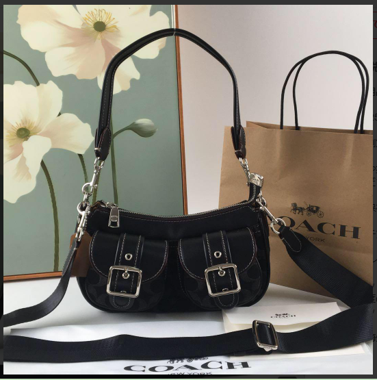 ショルダーバッグ・ポシェット Coach Ashton Bag CAK44 denim Coach Ashton Bag CAK44 denim ショルダーバッグ・ポシェット