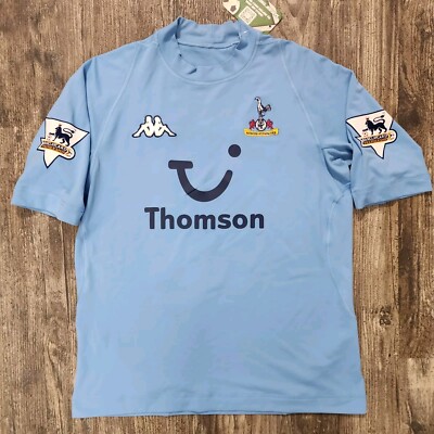 Maillot Vintage Tottenham Hotspur Kappa 2004-05 - Extérieur Bleu Nuit - Taille L
