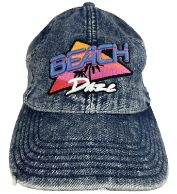 American Eagle Hat Cap Beachcore Denim Daze Retro Acid Wash