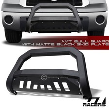 For 2007-2021 Tundrasequoia Matte Blk Avt Edge Bull Bar Brush Push Bumper Guard