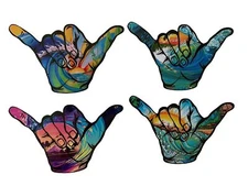 HANG LOOSE Stickers T&C Rip Curl Eddie Would Go Sex Wax Vans Volcom Futures HI