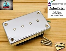 Chrome Mudbucker Sidewinder Pickup for Gibson® EB Bass 4 Wire 30K Alnico 5