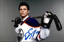 Dillon Simpson Signed Autographed 4x6 Photo Edmonton Oilers #5