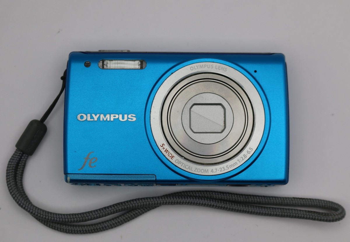 新品未使用 OLYMPUS FE-5050 デジカメ ブルー オリンパス、光学5倍