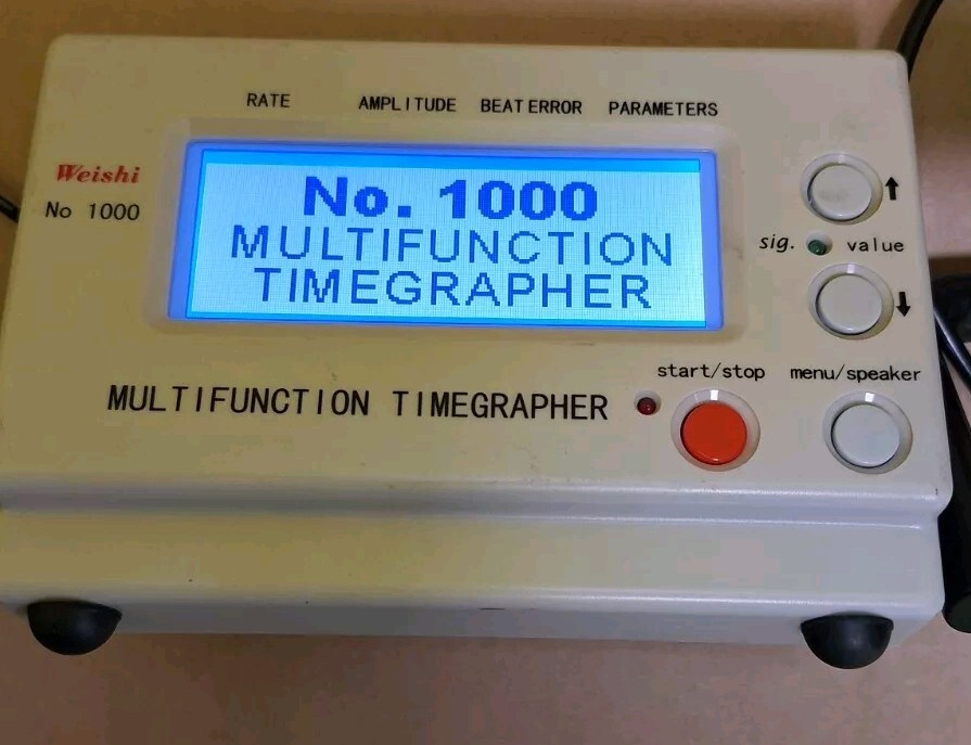 Weishi NO.1000 Watch Multifunction Timegrapher (See Description) eBay