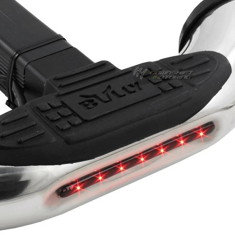 BULLY LED 3RD BRAKE LIGHTS 1.25" & 2" HITCH TOW TRAILER RECEIVER BACK STEP BAR - Image 2 of 4