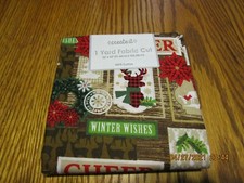 CHRISTMAS FABRIC - 1 YARD CUT - YOU PICK DESIGN - SNOWFLAKES, REINDEER, TREES