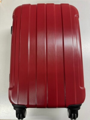 Forecast Red Hard Side Roller Spinner Carry On Suitcase With Telescope Handle