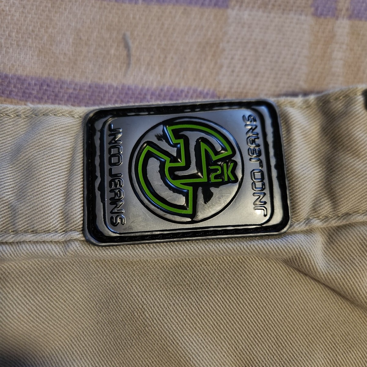Vintage JNCO Jeans Cargo Shorts J2K Y2K Khaki Beige Skater Vintage JNCO Jeans Cargo Shorts J2K Y2K Khaki Beige Skater