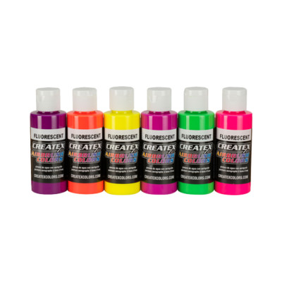 Createx Airbrush Farben fluoreszierend 60ml 2oz FARBEN WÄHLBAR