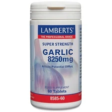 Lamberts Garlic 8250mg Tablets (60) BBE 05/2028