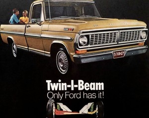 Details About 1970 Ford F 100 Truck Adpictureprint 69 71 72 Xlt F250 303 390 V8 Explorer