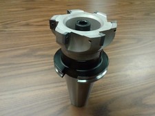 4" 90 degree indexable face shell mill,face milling cutter APKT w. CAT50 arbor
