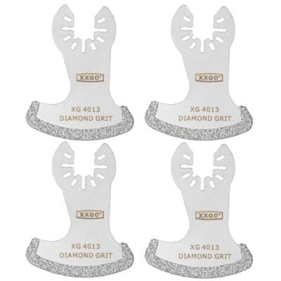 4 Pcs Oscillating Multi Tool Diamond Segment Swing Grit Grout Blades Xg4001s