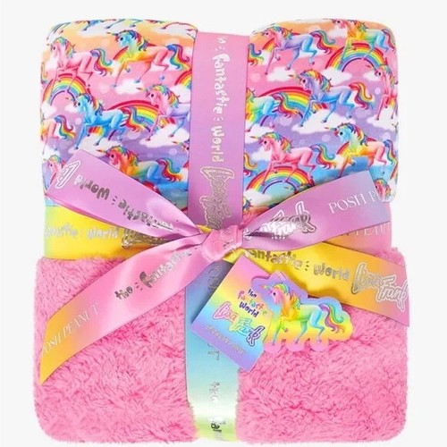 Posh Peanut Plush Patoo Baby Blanket - Ultra-Soft Bamboo Viscose (40" X 40") - Sharks Design